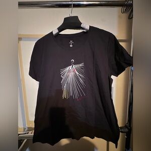 H by Halston Black Graphic T-Shirt